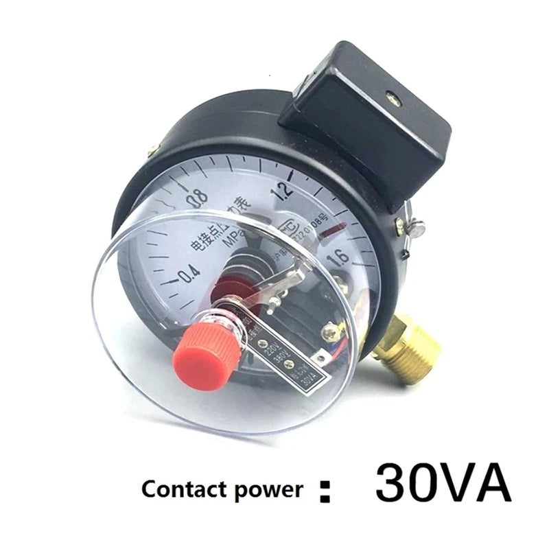 YXC 100 Electric Contact Pressure Gauge 0 4 MPA Control Vacuum Table Barometer - Image 4