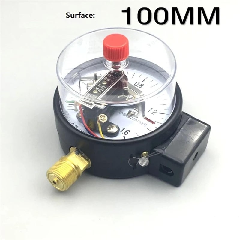 YXC 100 Electric Contact Pressure Gauge 0 4 MPA Control Vacuum Table Barometer - Image 3