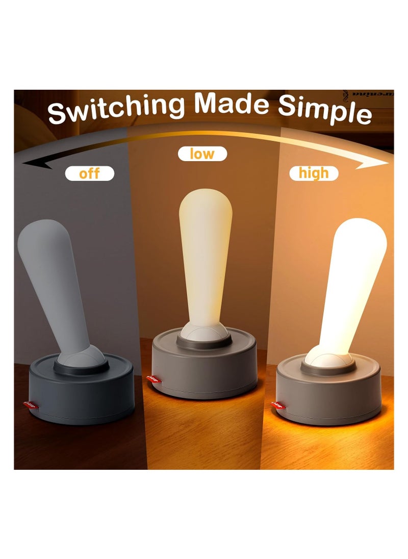 Generic Lever Light Night Light for Kids Adults, Unique Shake Toggle Switch Stick Lamp LED Night Light, Portable Rechargeable Wireless Wall Lights for Bedroom  - Image 2