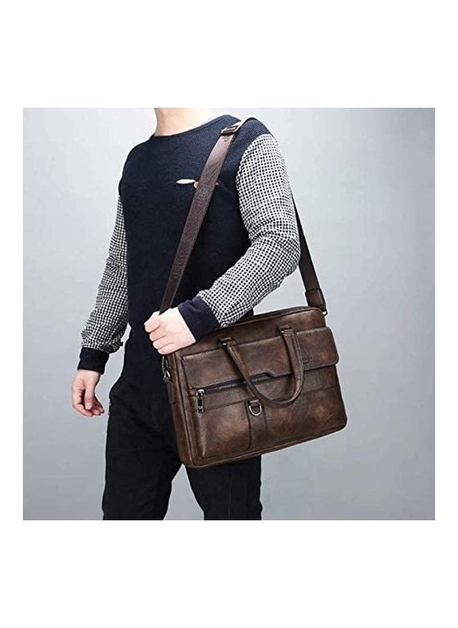 NIBEMINENT - Functional Shoulder Bag Brown - Image 1