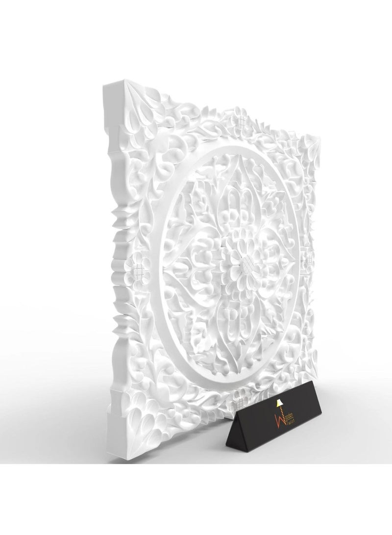 Wooden Twist Premium Wooden Decoration Hand Carved Wall Panel (MDF Wood)  - Image 3