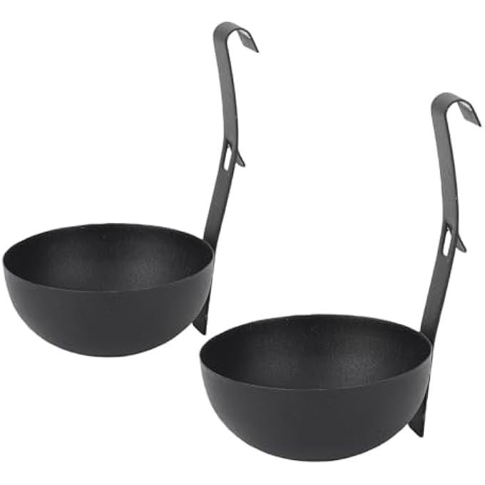 Yinhing Egg Poacher  Nonstick Poached Egg Cooker  Black Poached Egg Pan With Safe Stainless Steel Materials For Convenient And Safe Kitchenware - Image 3