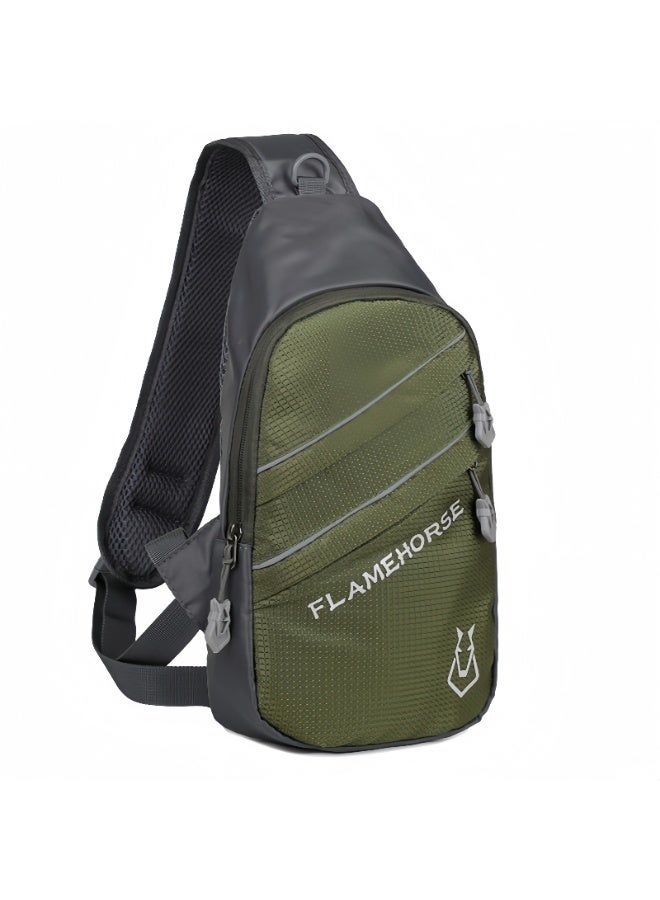 فليم هورس حقيبة صدر خارجية عصرية جديدة وحقيبة رسول عاكسة للرجال والنساء وحقيبة كتف خفيفة الوزن مقاومة للماء - Image 1