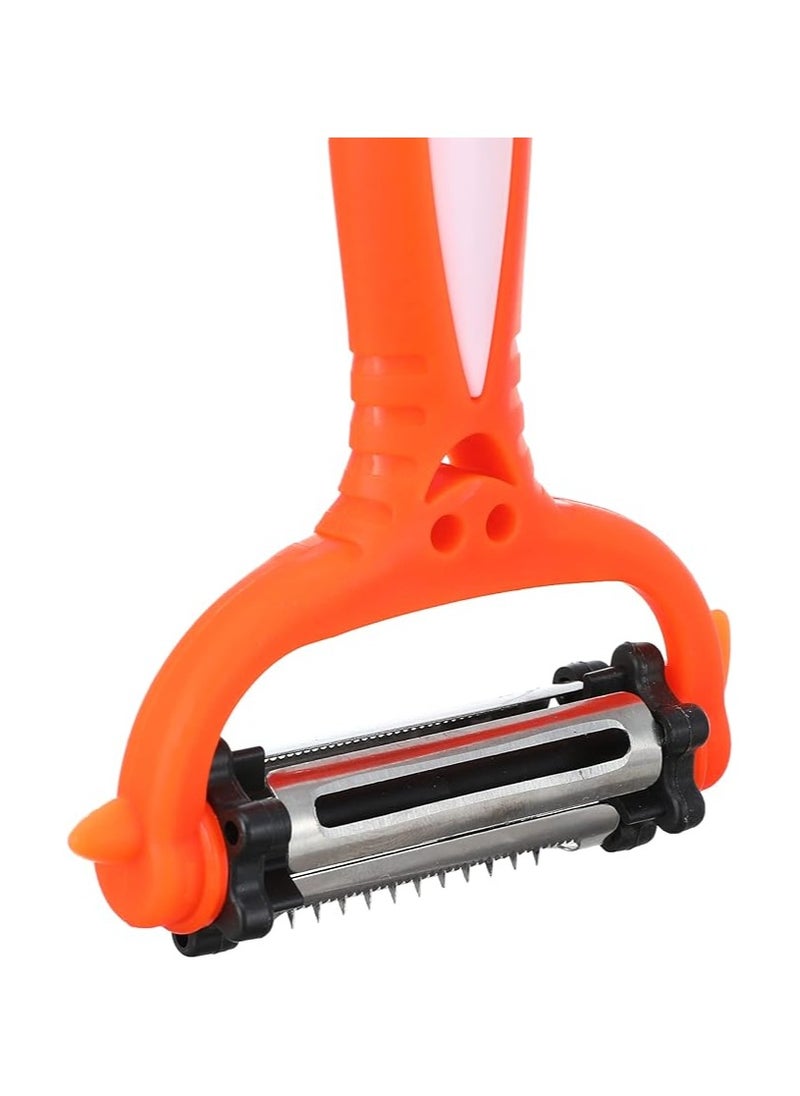 Generic - orange potato and vegetable peeler - Image 1