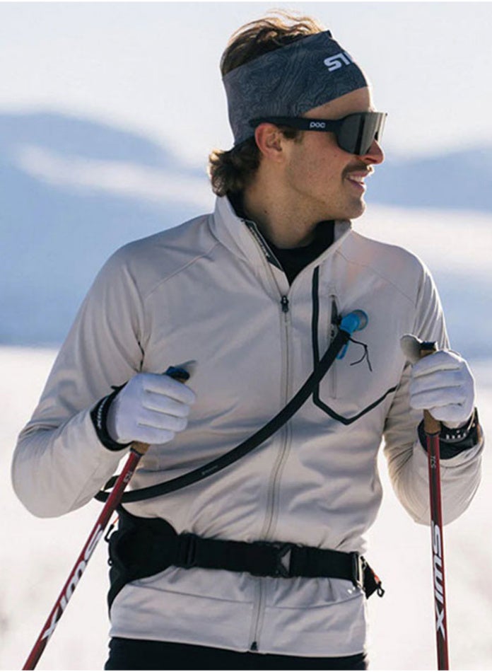 سيلفا عصابة رأس للجري – رمادية - Image 2