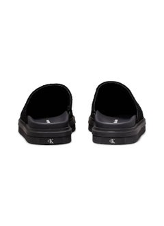 Calvin Klein Jeans Women's Clog Slippers - Suede Leather, Black  - Image 3
