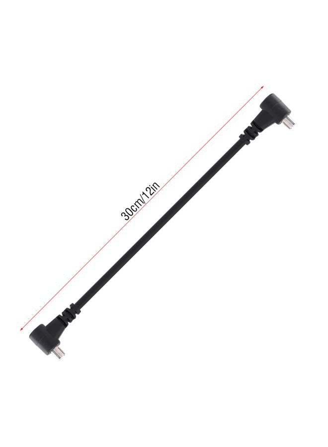 Acouto 30cm PC-PC Male to Male Flashlight Camera Sync Cable Cord - Image 3