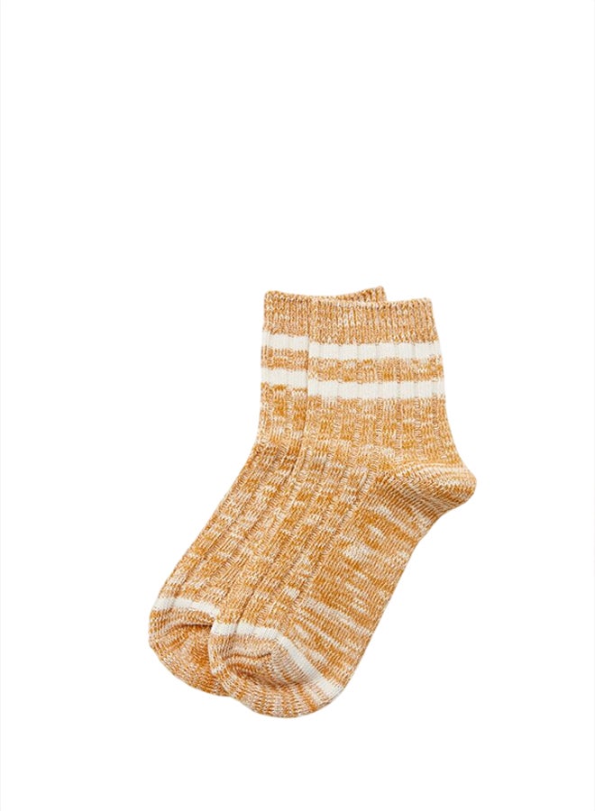 FOREVER 21 Varsity-Striped Crew Socks  - Image 1