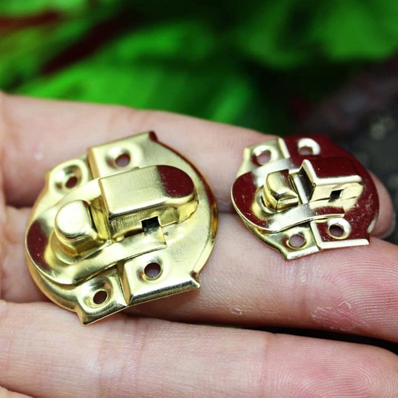 Antique Hook Hasp Latch Decorative Buckle Hardware Set 32pcs for Jewelry Box - Image 3