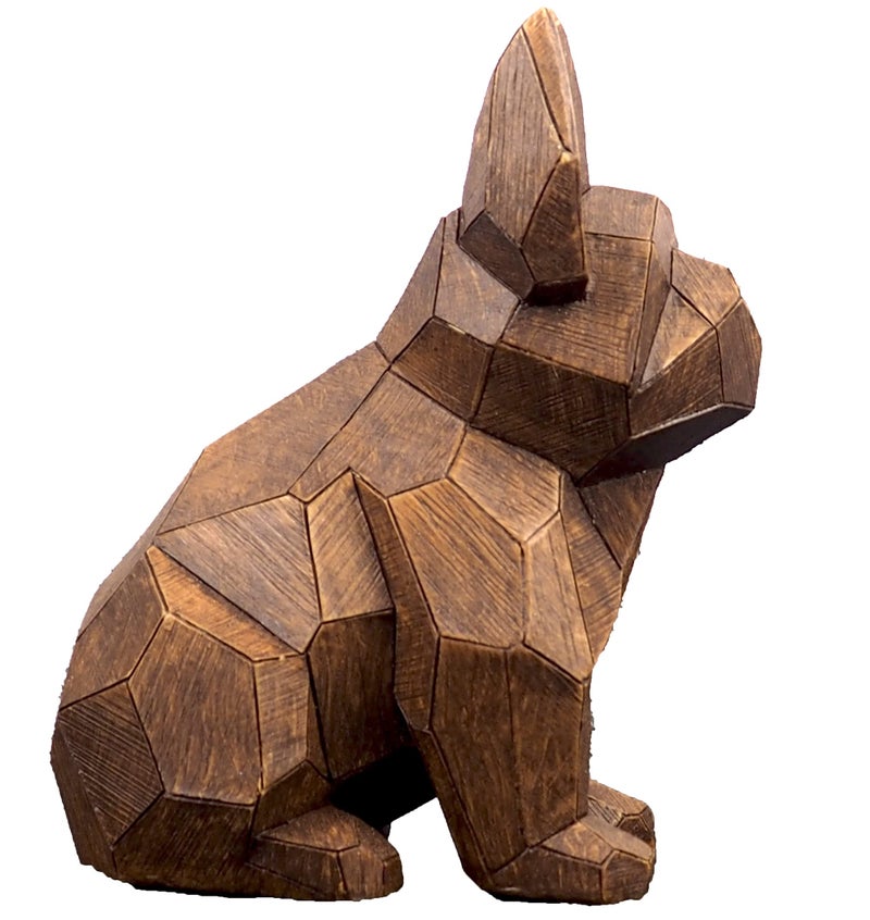 Hymmah Hymmah Dog Home Decor Statue Rustic Home Decorations for Living Room Boho Sculpture Resin Animal Collectible Figurines for Indoor Decor 