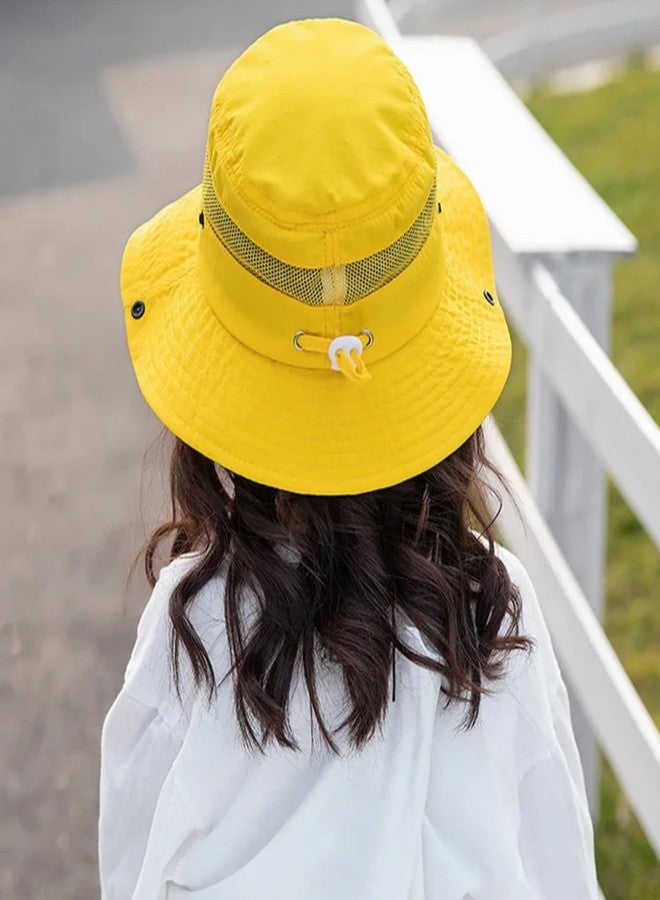 AJG Outdoor Kids Sun Hat for Boys Girls Toddler - UPF 50+ Wide Brim Bucket Hat Quick Dry Foldable Breathable Fishing Safari Hat (US, Age, 2 Years, 7 Years, Sky+Lake Blue) - Image 4
