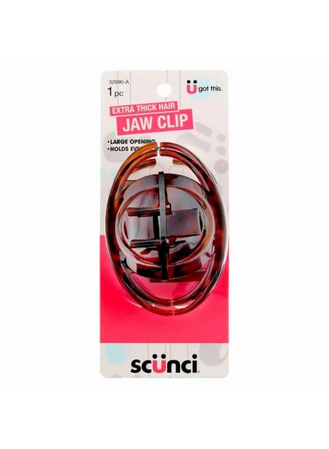 Scunci No Slip Grip Large Jaw Clip For Extra Thick Hair 1 Ct - Image 1