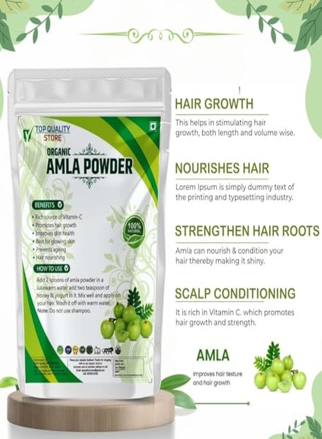 Top Quality Store Organic Hair Care Powder Set, Shikakai, Amla and Reetha Powder Combo, 300g, Natural Hair Growth and Cleansing - Image 3