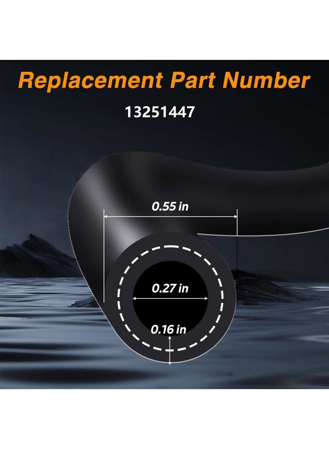 HIMARKLIF Engine Coolant Hose, Radiator Upper Inlet Coolant Bypass Hose Compatible with Chevy Cruze 1.4L Turbo 2011-2016 Replace＃ 13251447 - Image 4