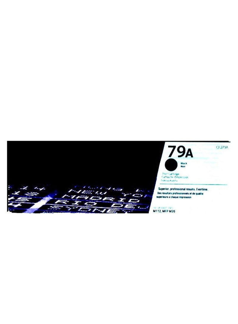 تونر كارتيدج خرطوشة حبر ( حبارة ) - اسود - TONER 79 A  متوافقة مع البرينتر HP LaserJet  Pro M12w And Mfp M26nw - Image 1