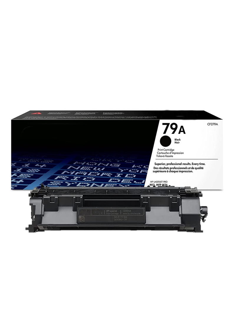 تونر كارتيدج خرطوشة حبر ( حبارة ) - اسود - TONER 79 A  متوافقة مع البرينتر HP LaserJet  Pro M12w And Mfp M26nw - Image 2
