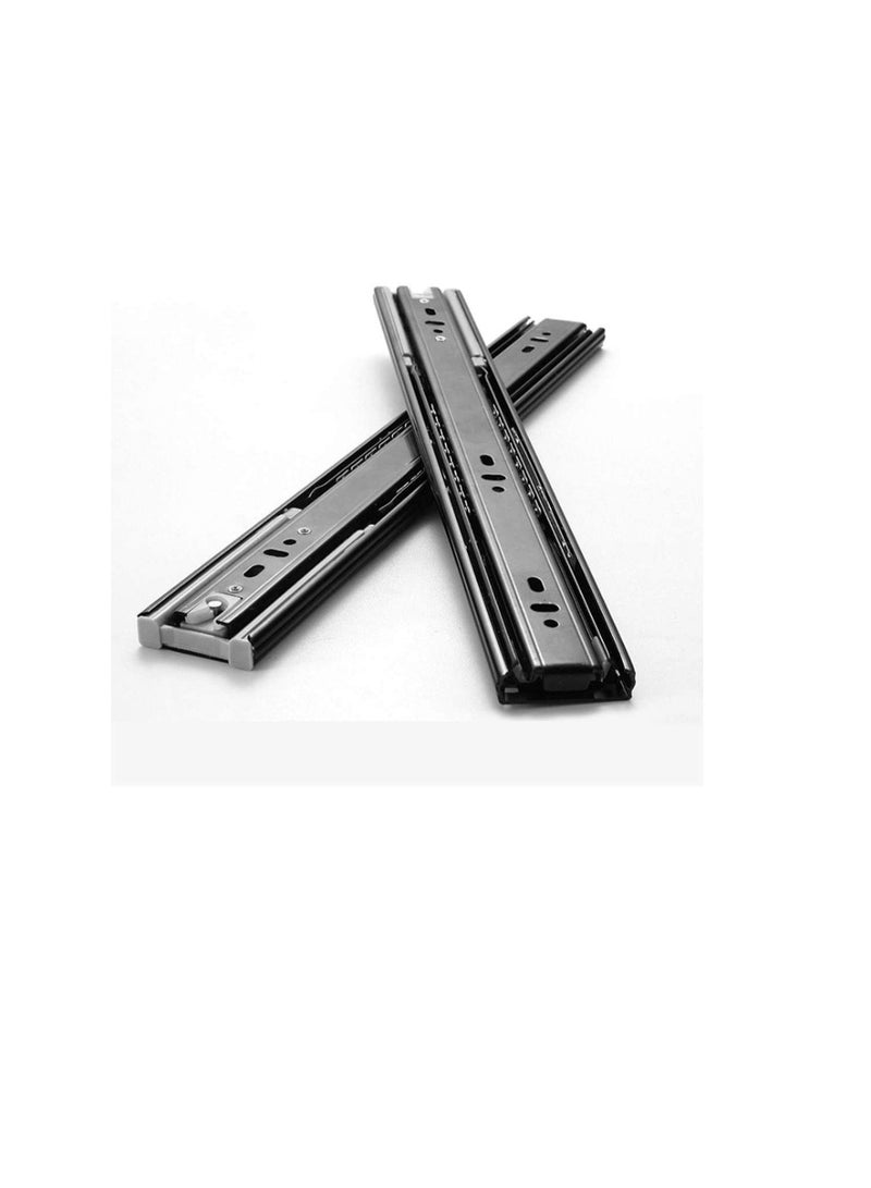 Soft Closing Steel Ball Bearing Drawer Slide Rail Runner (14 inch (35cm))  - Image 1