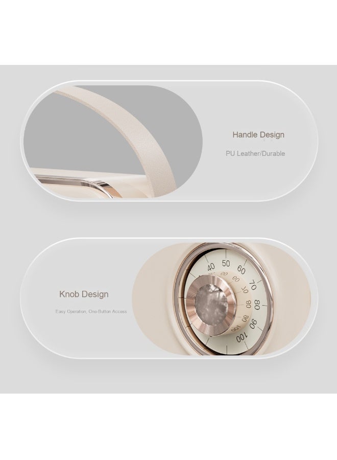 مكبر صوت بلوتوث محمول بتصميم ريترو - راديو إبداعي مع سوب ووفر للهواتف ووصلة يو إس بي - مكبر صوت أمريكي صغير - Image 2