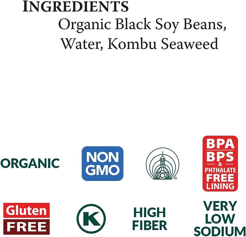 Eden Organic Black Soybeans, 15 oz Can, Complete Protein, No Salt, Non-GMO, Gluten Free, Vegan, Kosher, U.S. Grown, Heat and Serve, Macrobiotic, Soy Beans - Image 3