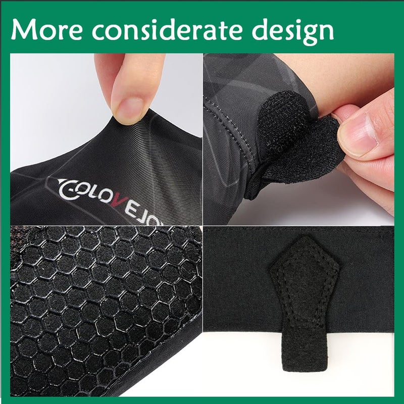 Wnddle Pool Glove Left Hand, Billiard Pool Gloves for Left Hand 3 Finger, Snooker Cue Sport Glove Popular, Billiards Glove, Sizes for Men & Women (Black2) - Image 5