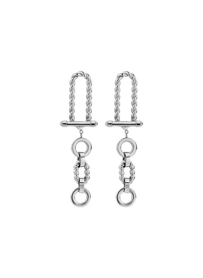 CERRUTI 1881 Chiara Silver Sophisticated and Stylish Women's Earrings