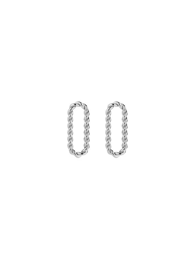 CERRUTI 1881 Chiara Silver Sophisticated and Stylish Women's Earrings