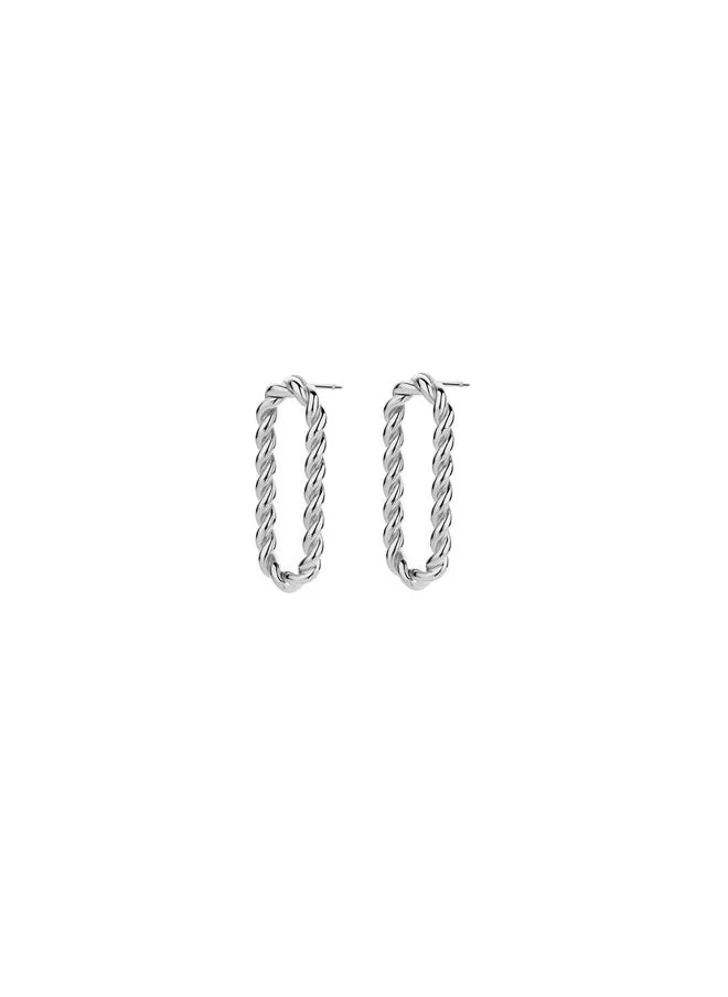 CERRUTI 1881 Chiara Silver Sophisticated and Stylish Women's Earrings