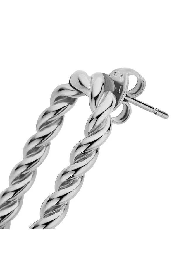 CERRUTI 1881 Chiara Silver Sophisticated and Stylish Women's Earrings