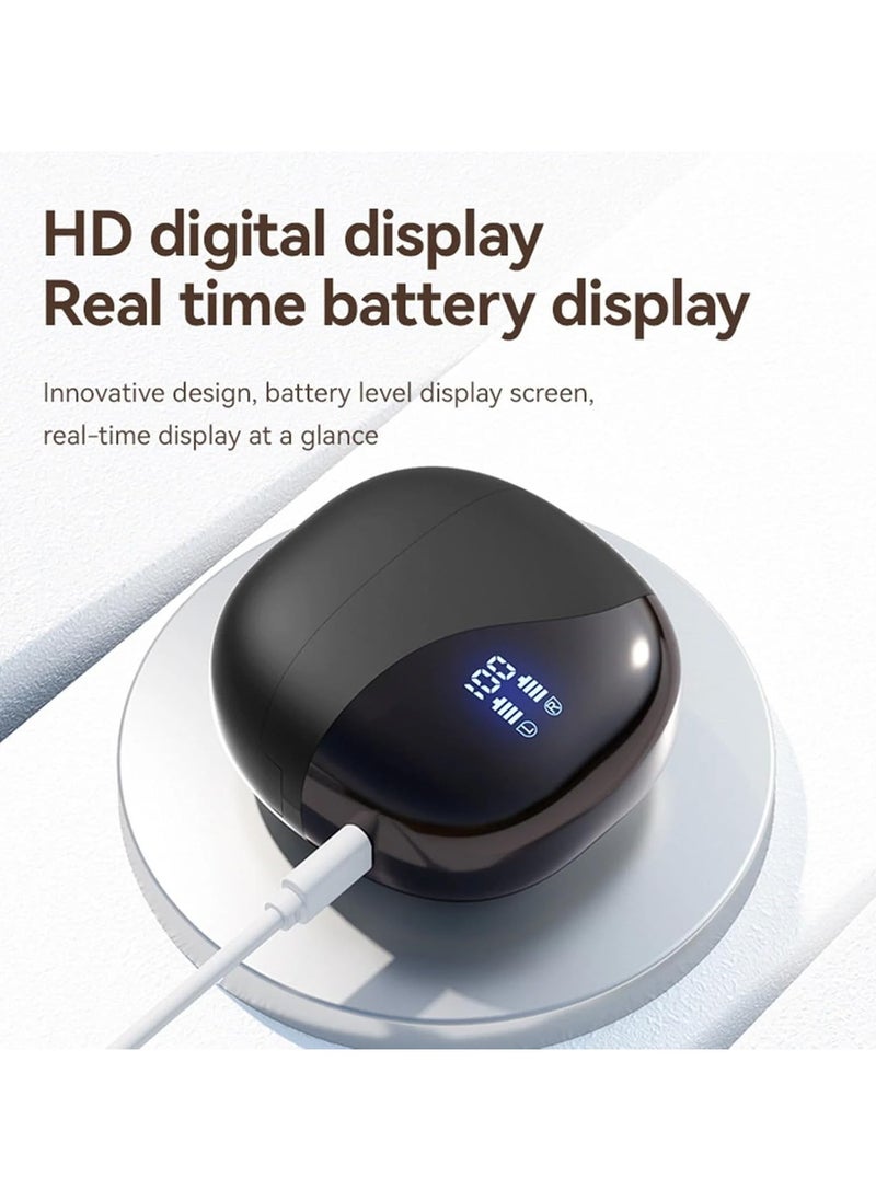 lekikpo - Ai Translating Ear Buds, Wireless Bluetooth Translation Earbuds, 144 Languages Play Music Bluetooth Over-Ear Earbuds Treble Translation in Real Time for Travel Business Learning(A-Black) - Image 1