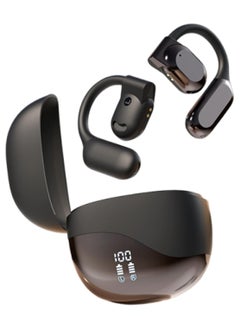 Ai Translating Ear Buds, Wireless Bluetooth Translation Earbuds, 144 Languages Play Music Bluetooth Over-Ear Earbuds Treble Translation in Real Time for Travel Business Learning(A-Black)