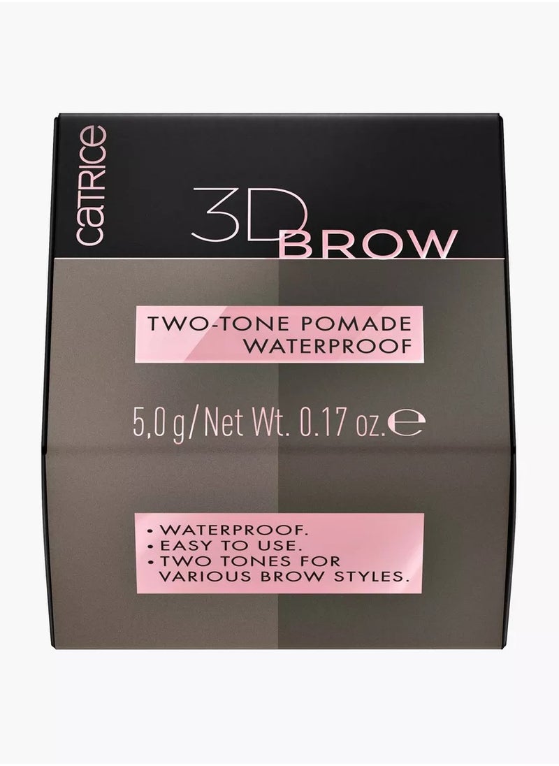 Catrice Catrice 3D Brow Two-Tone Pomade Waterproof - Medium To Dark  - Image 2