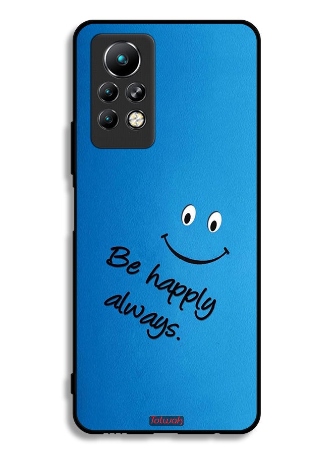 Tolwak Infinix Note 11 Pro Protective Case Cover Be Happy Always - Image 2