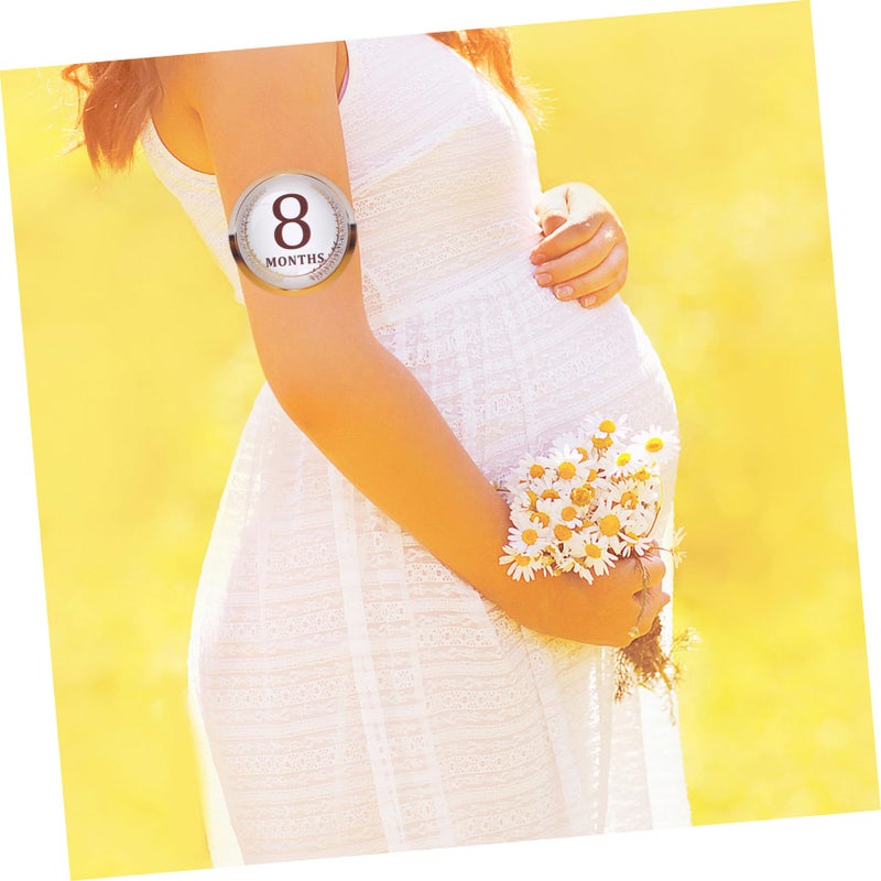 Newborn Milestone Stickers Set For First Year Photos Easy To Use Monthly Growth Stickers - Image 3