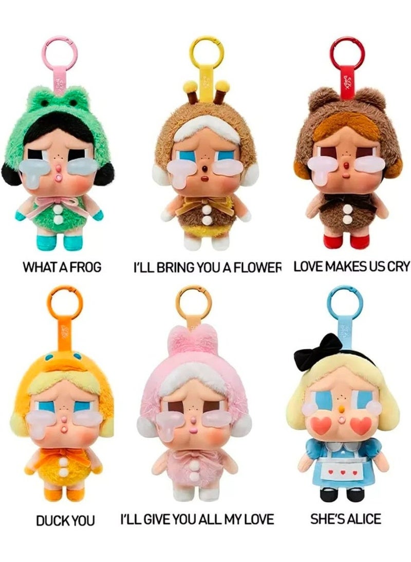 CRYBABY Crying Again Series Plush Blind Box Keychain Figure - 1 Piece Mistery Pack CryBaby Crying Again Series-Vinyl Face Plush (Single Blind Box) - Image 2