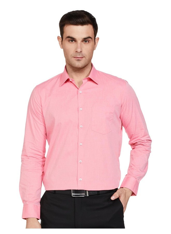Van Heusen Men's Slim Fit Shirt (VHSFBSLBW95057_Red - Image 1