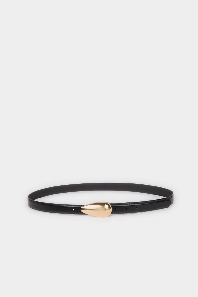 DeFacto Woman Rectangle Clasp Faux Leather