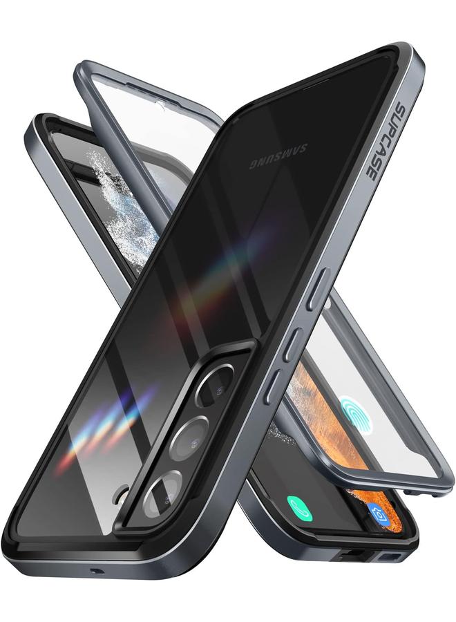 SupCase Ub Edge Pro Series Case For Samsung Galaxy S22 Plus 5G 2022 Release Slim Frame Clear Protective Case With Built In Screen Protector Black - Image 1