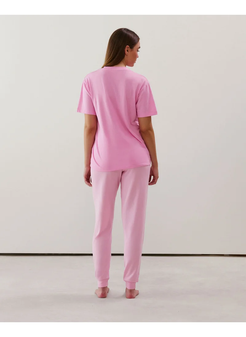 UNDIZ Jersey trousers - pink