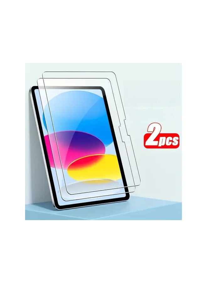 2-Pack Tempered Glass Screen Protector Compatible with iPad 10 2022 / iPad 11(A16) 2025, 11-inch - Image 1