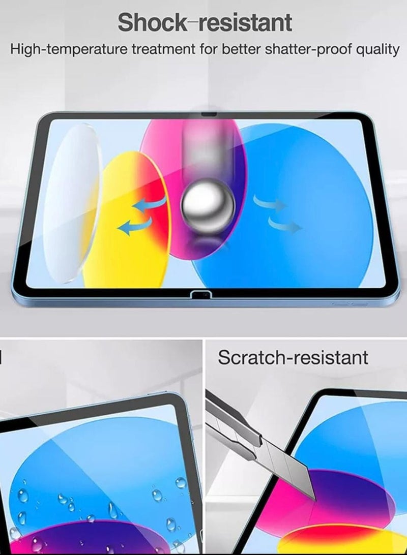 2-Pack Tempered Glass Screen Protector Compatible with iPad 10 2022 / iPad 11(A16) 2025, 11-inch - Image 3