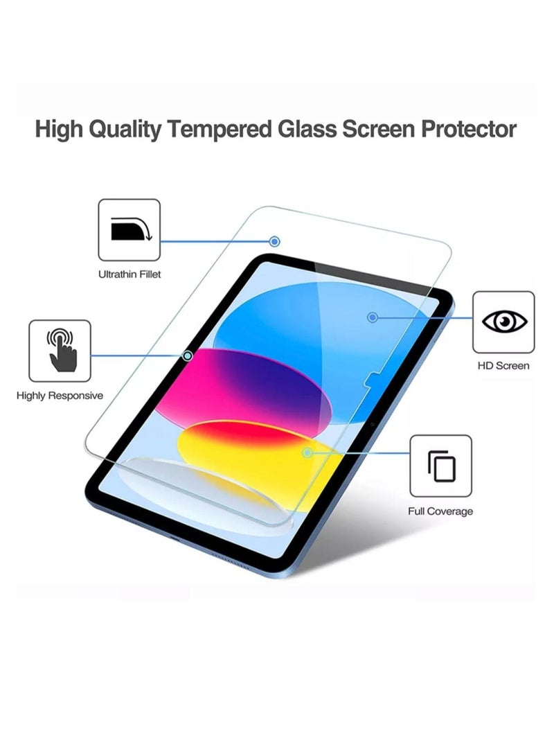 2-Pack Tempered Glass Screen Protector Compatible with iPad 10 2022 / iPad 11(A16) 2025, 11-inch - Image 2