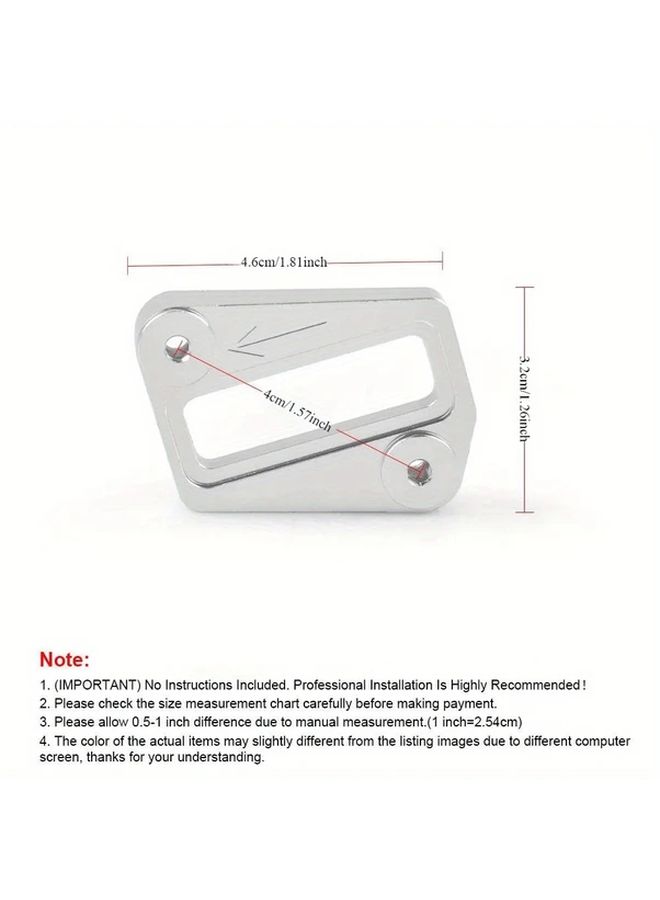 Silvery MAF Sensor Bung Mounting Flange Compatible with LS3 LS7 LS9 LSA LT1 LT2 - Image 2