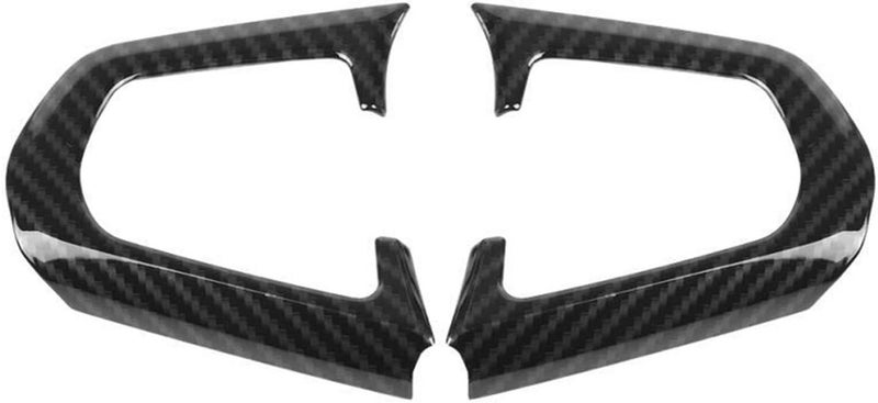 Wivplex Carbon Fiber Steering Wheel Button Frame Trim for BMW 5 Series - Image 1