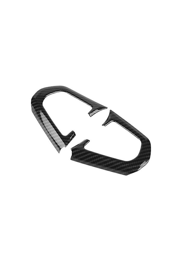 Wivplex Carbon Fiber Steering Wheel Button Frame Trim for BMW 5 Series - Image 2