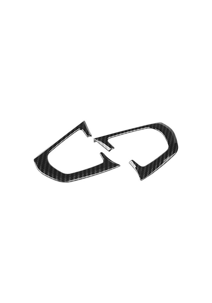 Wivplex Carbon Fiber Steering Wheel Button Frame Trim for BMW 5 Series - Image 3