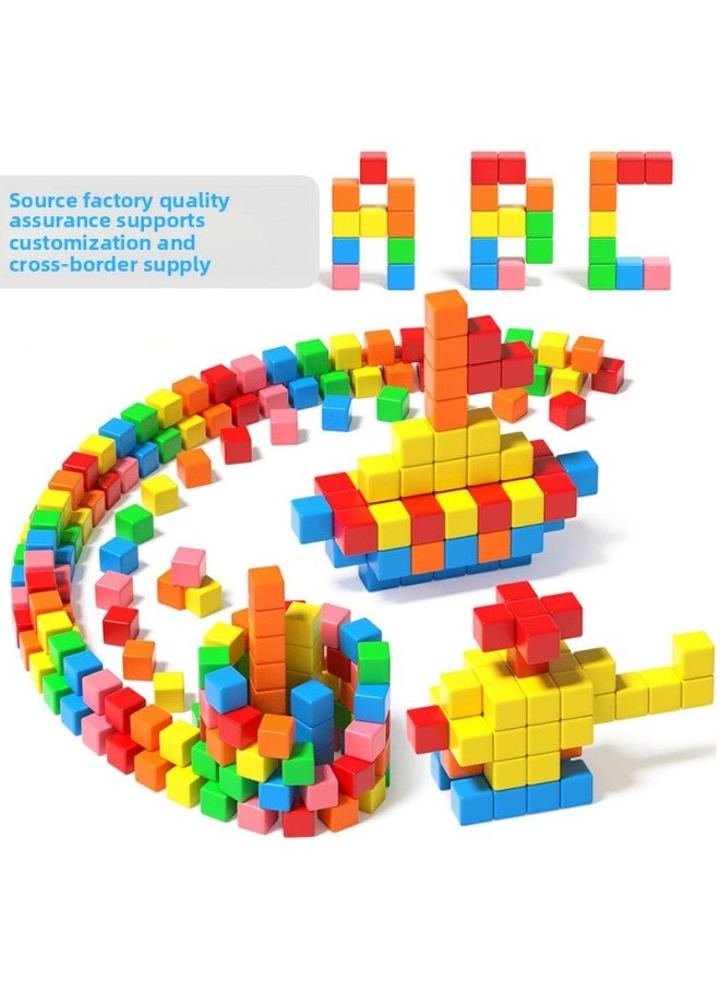 Magnetic Cube Teaching Aids Magnet Cube Children's Assembled Puzzle Block Magnetic Building Block Magnetic Cube-Color:Aircraft (50pcs)-Specifications:2.3CM X 2.3CM