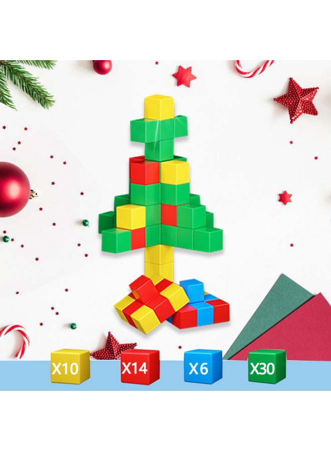Magnetic Cube Teaching Aids Magnet Cube Children's Assembled Puzzle Block Magnetic Building Block Magnetic Cube-Color:Aircraft (50pcs)-Specifications:2.3CM X 2.3CM