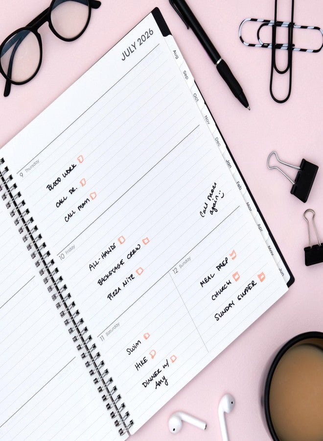 Blue Sky 2026-2027 Weekly and Monthly Academic Year Planner Calendar, July 2026 - June 2027, 8.5" x 11", Flexible Pocket Cover, Wirebound, Storage Pocket, Analeis - Image 2