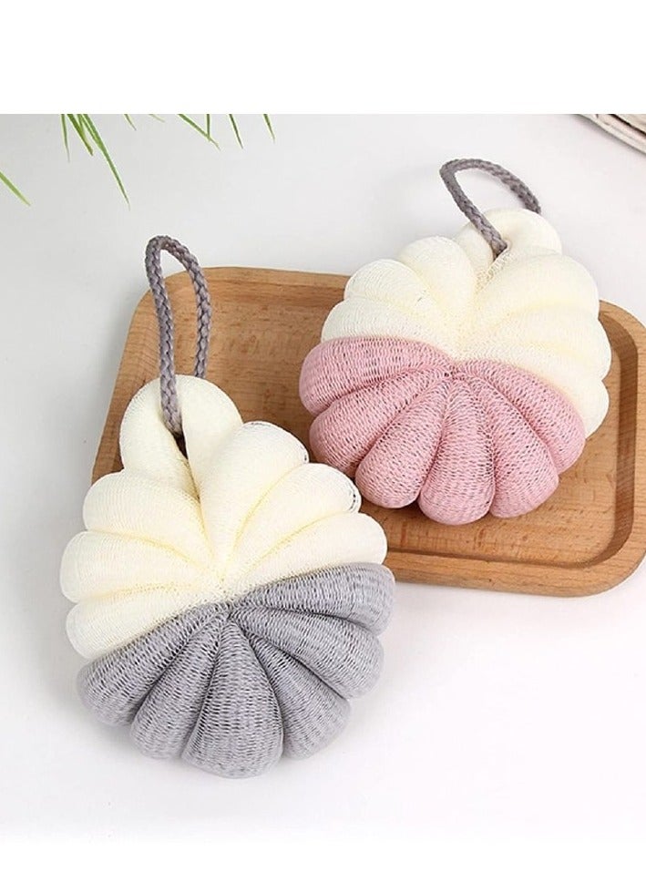 لوف الاستحمام الإسفنجية متعددة الألوان قطعتين - Image 2