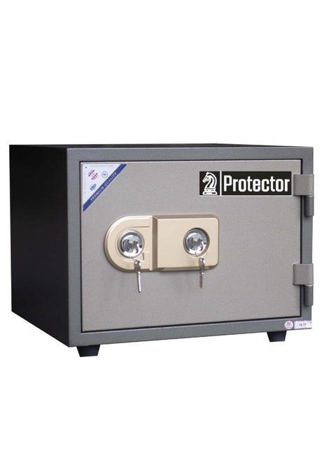 Protecter Safe PT37K Fireproof Safe with Removable Shelf and Double Locks Safe for Home and Office (H37 x W49 x D41 cm, 60 kg) Made in Vietnam
